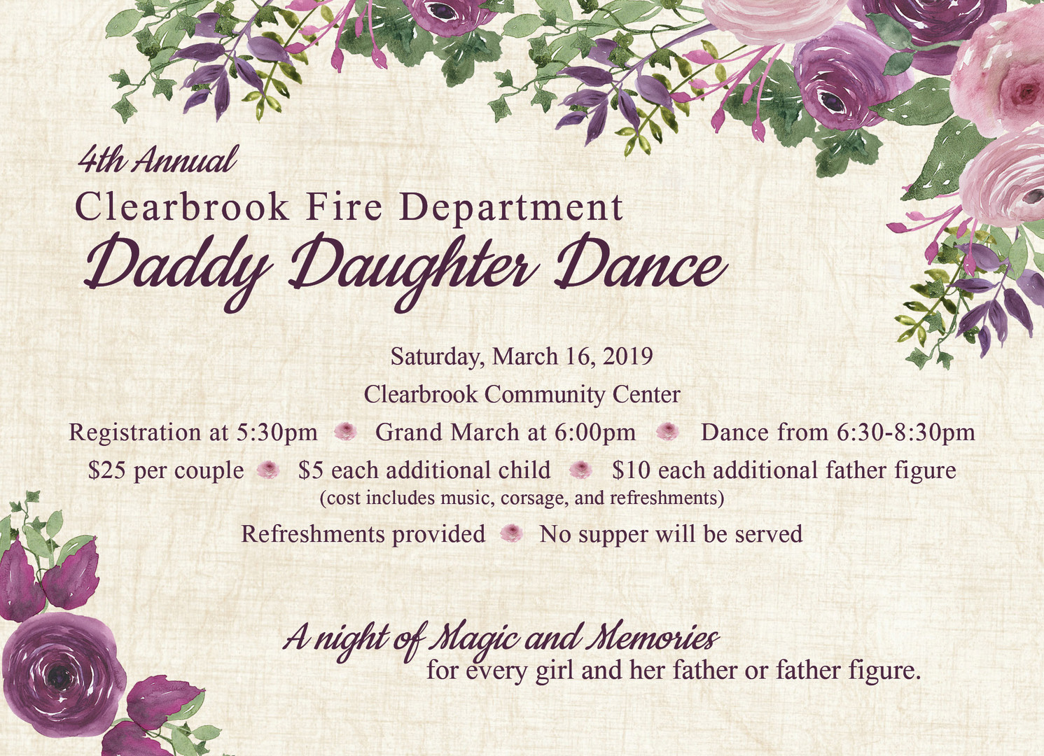 Clearbrook Gonvick District 2311 Special Community Event Daddy